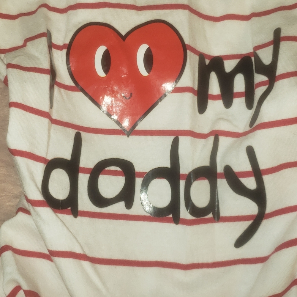 Amazon Red and White Striped Dog Shirt